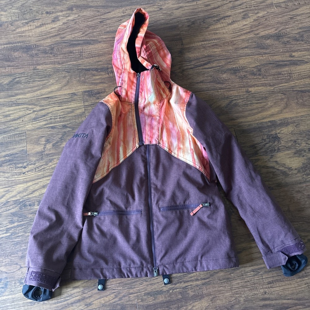 NIKITA Womens HOLLYHOCK STRETCH JACKET TEAL Snowboard Ski Small